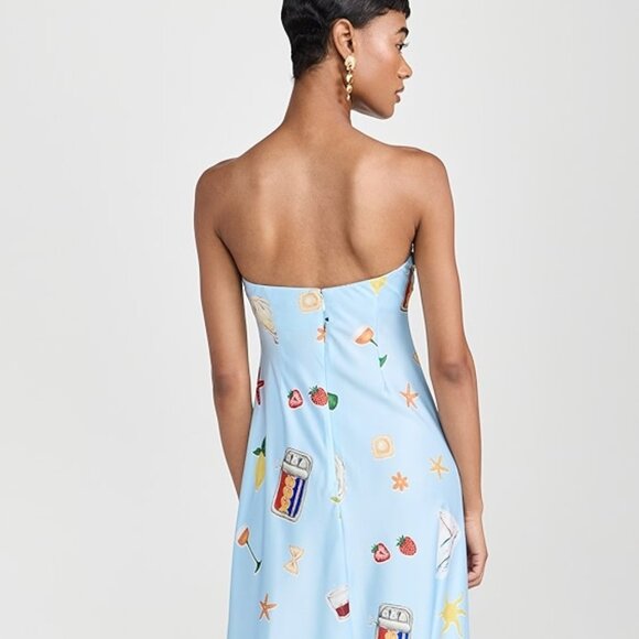 For Love & Lemons Carla Strapless Maxi Dress - Picture 2 of 4